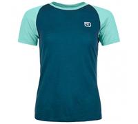 ORTOVOX 120 TEC Fast Mountain TS W - Robustes, elastisches, leichtes T-Shirt mit Merino-Mix zum Klettern und Bergsteigen - BLAU - Damen - XS