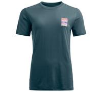 Ortovox - Women's 140 Cool Mountain Gradient T-Shirt - Merinoshirt, Gr. XS, grau (DarkArcticGrey)