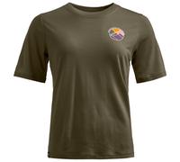 Ortovox Damen 140 Cool Round Landscape Funktions T-Shirt grün L