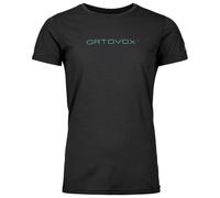 Ortovox - Women's 150 Cool Brand T-Shirt - Merinoshirt, Gr. S, schwarz (BlackRaven)