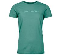 Ortovox - Women's 150 Cool Brand T-Shirt - Merinoshirt, Gr. S, türkis (ArcticGrey)