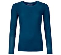 Ortovox - Women's 150 Cool Clean L/S - Merinoshirt, Gr. S, blau (DeepOcean)