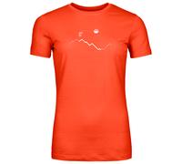 Ortovox - Women's 150 Cool Peak Focus T-Shirt - Merinoshirt, Gr. XS, rot (SunsetOrange)