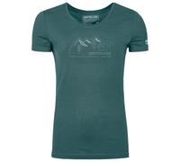 Ortovox Damen T-Shirt 150 Cool Vintage Badge – dark arctic grey – Gr. L