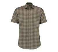 OS Trachten Herren Hemd Kurzarm Jagdhemd Piwaya, Größe:43/44, Farbe:Oliv