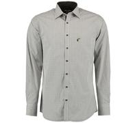 OS Trachten Snivy Hemd 1/1 Arm Slim Fit Herren (Dunkelgrün) 43/44
