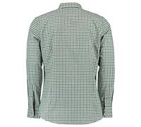 OS Trachten Herren Hemd Langarm Trachtenhemd mit Liegekragen Lundoko, Größe:47/48, Farbe:dunkelgrün