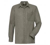 OS Trachten Herren Langarmhemd (kariert) olivgrün kariert 49/50