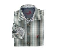 OS-Trachten Herren-Langarmhemd, Slim Fit