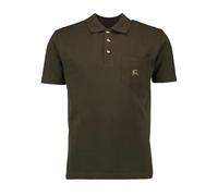 OS Trachten Herren Poloshirt Kurzarm Jagdshirt mit Liegekragen Niwio, Größe:XS, Farbe:Oliv