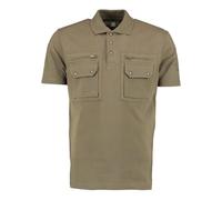OS Trachten Herren Poloshirt Kurzarm Jagdshirt mit Polokragen Fuzao, Größe:L, Farbe:Khaki/Schlamm