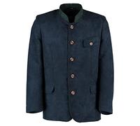 OS Trachten Herren Trachtenjanker mit Stehkragen Wumgake, Größe:31, Farbe:marine