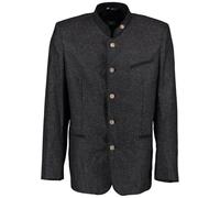 OS Trachten Herren Trachtensakko Janker Trachtenjacke mit Stehkragen Broqal, Größe:54, Farbe:hellbraun