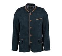 OS Trachten Herren Trachtensakko Janker Trachtenjacke mit Stehkragen Frura, Größe:50, Farbe:marine