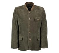 OS Trachten Herren Trachtensakko Janker Trachtenjacke mit Stehkragen Qveyar, Größe:48, Farbe:dunkelgrün