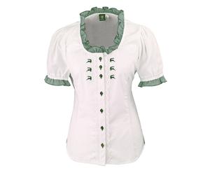 OS-Trachten Kurzarmbluse