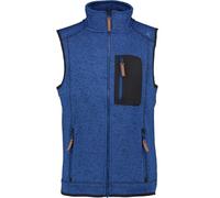 OS Trachten Orbis Herren Weste Strick-/Fleeceweste Freizeitweste mit Stehkragen Klesi, Größe:M, Farbe:dunkelblau