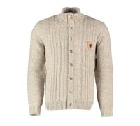 OS Trachten Strickjacke mit Rundhalsausschnitt Fenari, Größe:56, Farbe:ecrue