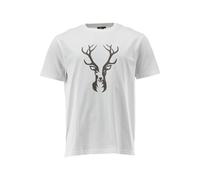 OS Trachten T-Shirt mit Rundhalsausschnitt Zadora, Größe:S, Farbe:weiß