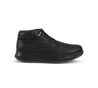 Joya Stiefel Osaka Black – Chukka-Schnürstiefel, geschliffenes Vollnarbenleder, schwarz, Gr. 43 2/3