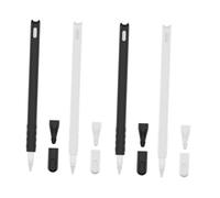 OSALADI 4stücke Silikon Stiftzubehör Mit Katzenkopf-Design Kompatibel Mit Pencil Schwarz Weiß Weiche Spitze Und rutschfeste Hülle Für Kreatives Arbeiten Und Zeichnen