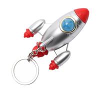 OSALADI Schlüsselanhänger Raketen 2 Stück aus Strapazierfähigem Material Inklusive Schlüsselring als Geschenk für Astronomie Liebhaber und Taschen Deko