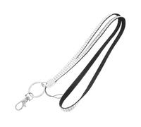 OSALADI Strass Lanyard Glitzernde Schlüsselanhänger Kunststoff Zinklegierung Vielseitiger Anhänger Für Handy Und Ausweis Damen