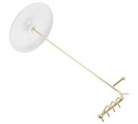 OSALADI T förmiger Schmuckständer aus Metall mit Goldener Multifunktionaler Ablage Tragbarer Organizer für Halsketten und Ohrringe für Zuhause und Gewerbliche Präsentationen