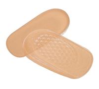 OSALADI Unsichtbare Silikon Fersenerhöhung Einlegesohlen für Damen 1 Paar mit Rutschfesten und Stoßdämpfenden Polstern zur Bequemen Alltagsschuh Anpassung