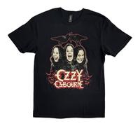 Ozzy Osbourne Crows & Bars Mens T-Shirt Black M