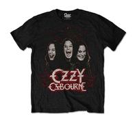 Ozzy Osbourne Crows & Bars Mens T-Shirt Black M