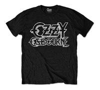 Osbourne Ozzy - T-Shirt # L Unisex Black # Vintage Logo