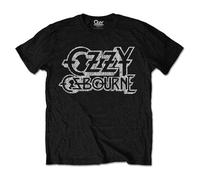 Osbourne Ozzy - T-Shirt # Xl Unisex Black # Vintage Logo