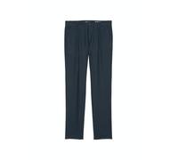 Marc OߴPolo Herren Leinenhose mit elastischem Bund lang, Blau (Dark Navy), W38/L32