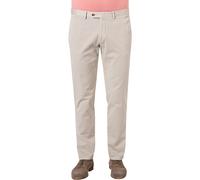 OSCAR JACOBSON Chino Herren Slim Fit Baumwolle beige, 46