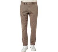 OSCAR JACOBSON Chino Herren Slim Fit Baumwolle braun, 48