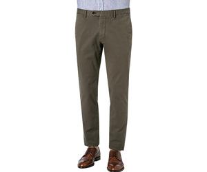 OSCAR JACOBSON Chino Herren Slim Fit Baumwolle grün, 48