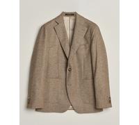 Oscar Jacobson Fogerty Herringbone Wool Blazer Beige Beige 54