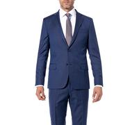 OSCAR JACOBSON Sakko Herren Extra Slim Fit Reverskragen Wolle blau, 48