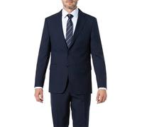 OSCAR JACOBSON Sakko Herren Slim Fit Reverskragen Wolle blau, 48