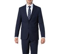 OSCAR JACOBSON Sakko Herren Slim Fit Reverskragen Wolle blau, 54