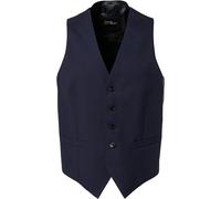 OSCAR JACOBSON Weste Herren Extra Slim Fit V-Ausschnitt Wolle blau, 46