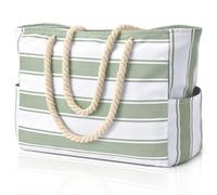 oscaurt Strandtasche XXL Familie Tote Bag Shopper Tasche Damen Faltbare Badetasche Reisetasche Damen Wasserdicht Schwimmtasche Urlaub Must Haves Schultertasche