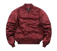 Osheoiso Verdicken Jacke Herren Bomberjacke Freizeitjacke Sportjacke Steppjacke Herren Mantel Plüsch Wattierte Bedruckte Jacke Daunenjacke Oversized
