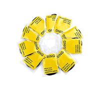 Oshhni 200x Uhrenbodendichtung Verschiedene Größen O-Ringe Uhrendichtungsset Uhrenunterlegscheiben-Set für Uhrenrückseiten Heimgebrauch Uhrmacher