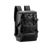 Oshhni Skateboard Rucksack Mehrzweck Skateboard Tasche Laptop Rucksack Gepäckrucksack Computer Tasche aus PU Und Polyester mit Großem Stauraum für