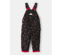 OshKosh Latzhose in Schwarz - Größe 104 | Kinderhosen