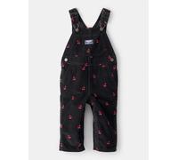 OshKosh Latzhose in Schwarz - Größe 74 | Babyhosen
