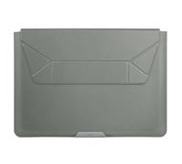 Oslo Laptop Hülle 14 Zoll - Laptop Sleeve mit faltbarem Laptopständer - Lichen Green