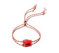 OSNIYAW Elegantes mehrfarbiges Fisch Fußkettchen Armband Set aus Keramik böhmischen Stil, Schmuck für Frauen, lässiges Party Accessoire, handgefertigtes Fisch Armband aus Keramik